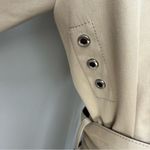 Coach 1941 Vintage Tan Single Breasted Belted Long Cotton + Leather Trench Coat Photo 14