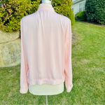 Juicy Couture Women’s Full Zip Lightweight Bomber Jacket Size Large Pink / Peach Photo 9