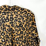 Talbots  Plus Size 1XP Top Leopard Print Button Down Long Sleeve Mob Wife 408 Photo 8