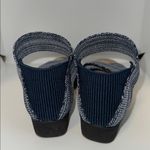 Charleston Shoe Co Lafayette Harrel Denim Navy Blue Wedge Sandal Women’s 5 Photo 2