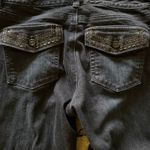 White House | Black Market  Women's Bootcut Jeans Dark Wash Embellished Size 6S Photo 6