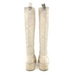 Sam Edelman  Larina Boot Ivory Cream Leather Tall Lug Sole Boots Women’s Size 7.5 Photo 8