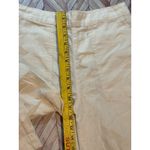 NWT H&M Linen Blend Cropped Wide Leg Pants Cream Beige Women Small White Spring Tan Photo 6