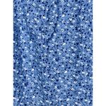 Abercrombie & Fitch Blue White Floral Zip Up A-Line Mini Skirt Womens Size XL Photo 2