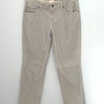 Sonoma Women's Boyfriend Corduroy Pants Mid Rise Stretch Size 2 Stone Color Photo 0