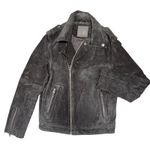BLANK NYC Womens  Black Suede Moto Jacket - Size Small Photo 1