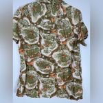 st. john's bay  Green and Brown Tropical Men's Shirt Photo 2