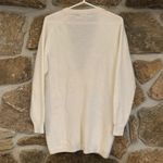 Valerie Stevens Vintage Cream White Button Up Oversized Lambswool Soft Cardigan Sweater Photo 3