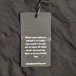 Michael Lauren NWT Black Pearl Embellished Long Sleeve Crew Neck Sweater Size M Photo 7