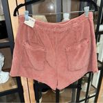 Free People Love Struck Corduroy Shorts We The Free high rise rust brick mini Photo 5