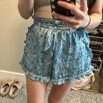 For Love & Lemons  sliver shorts Photo 0