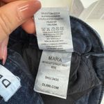 DL1961  Jeans Womens 26 Blue Mara Instasculpt Straight Ankle Dark Wash Distressed Photo 4