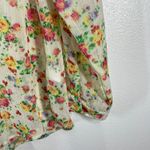 Moon Collection KUT from the Kloth Chiffon Floral Blouse Long Sleeve Button Front Top Medium‎ Photo 12