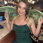 Altar'd State Green  Dress Mini Photo 0