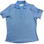Cutter and Buck  Women’s Light Blue Polo Shirt Classic Collar Golf Top Sz M Photo 5