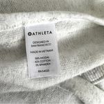 Athleta Cardigan Sweater Women's XS Light Heather Gray Split Sides Photo 4