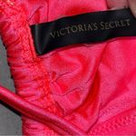 Victoria's Secret Victoria’s Secret Neon Coral Pink Cutout Halter Bikini Top Photo 3