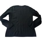 Lands' End LANDS’ END Classic CASHMERE Black Women's crew neck sweater Size XS Extra Small Photo 5