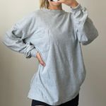Brooks Brothers Gray Henley Long Sleeve Tee Photo 2