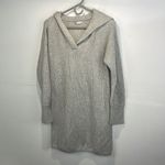 SO  Knit Sweater Dress Long sleeve with hood a line super soft and cozy Small Photo 3