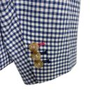 Talbots Blue White Checkered Gingham Blazer Linen Preppy Plus Sz 20 NEW $149 Photo 6
