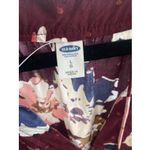Old Navy Womens Large Burgundy Floral Sleeveless Mini Dress Dark Academia Photo 5