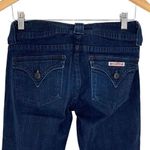 Hudson Jeans Hudson Womens Low Rise Flap Pocket Double Button Bootcut Jeans Dark Wash Size 27 Photo 3