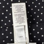 Chico's Chico’s SZ 3 (X-Large/16) So Slimming Crop Pants Polka-Dot Stretch Pull-On Black Photo 6