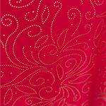 Amanda red gold embellished tunic top with necklace. ‎ Size small Photo 6