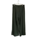 Cider High Waist Gingham Wide Leg Pants Grandpa Core Green Tan NWT Sz Large Photo 2