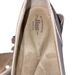 G.H. Bass &Co. GH Bass & Co Women’s Ballet Flats Cream wWith Brown Strap Buckle Accents Sz 7.5M Photo 1