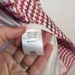 Halogen Pink Tweed Cotton Cropped Tribal Moto Blazer Photo 9