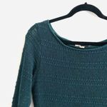 Sharagano  noir Dress S Mini Knit Overlay Evergreen Bodycon Photo 2