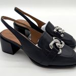 Aerosoles Allure Comfort Elegant Block Heel Slingback Old Money Navy Leather 7 Photo 0