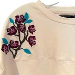 Satva Movement Sarana Embroidered Blossom Sweatshirt Women's Medium Blush Yoga Pink Photo 10