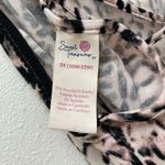 secret treasures  Chemise women’s Black and Pink Animal Cheetah Print. Size 2X Photo 5