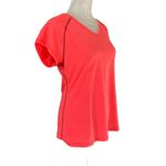 Everlast fluorescent orange short sleeve v-neck t-shirt women's size medium Photo 1