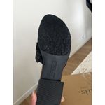 Gentle Souls  by Kenneth Cole Women's Hudson Flat Sandal, Black Raffia, 9 Photo 7