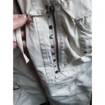 Obermeyer Y2K Bedazzled Cream Cargo Ski Snow Pants Wide Leg Medium 9/10 Granola Photo 4