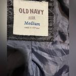 Old Navy Pea Coat Women's Black Wool blend Black Peacoat Double Breast M Photo 8