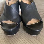 Michael Kors MK platform heels WOMENS size 7 Black LEATHER Photo 1