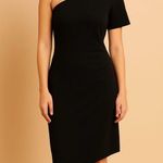 Venus Asymmetrical 1 Sleeve Black Dress Size Medium Photo 0