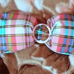 Victoria's Secret Bandeau Plaid Swimsuit Top Photo 2
