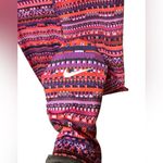 Nike Pro Purple Pink Aztec Full Length Leggings Size Medium Photo 1