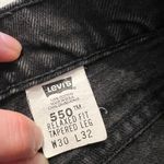 Levi's 550 Vintage 90s Black Orange Tab USA Made Relaxed Fit Jeans Size 28 Photo 5