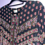 Chico's Boho Everyday Top Women Size L Dark Whimsical Teacher Casual Lightweight Photo 2