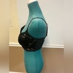 Victoria's Secret Victoria’s Secret Dream Angels Longline Bra Black Velvet Shimmer Lightly Lined Photo 4