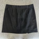 Madewell  Pinstripe Mini Wool Blend Skirt Photo 1