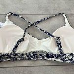 ANDIE Faherty x  Swim Island Baltic Floral Valencia Top Large Crossback V Neck Photo 1