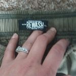 REWASH NWT  Olive Green Jogger Pants Tilly Size Medium Photo 5